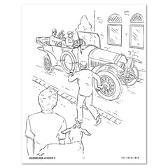 US History 4: War & Reformation: 1900-1945 Adventures Though History Homeschool Unit Study Digital Coloring Book Lesson 6 The Great War