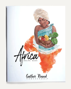 Africa homeschool unit study Printed Recipe Book