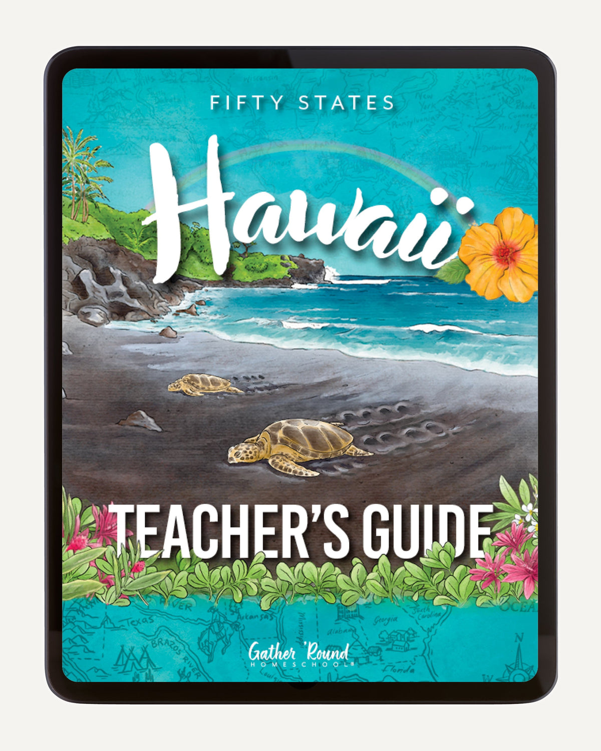 Hawaii Fifty States Homeschool Unit Study Digital Teacher's Guide