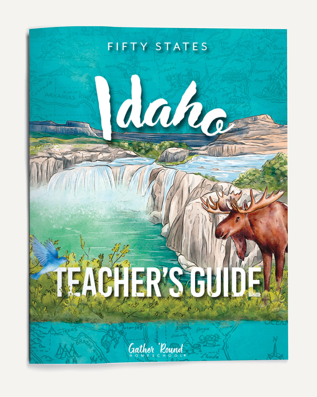 Idaho Fifty States Homeschool Unit Study Printed Teacher's Guide Cover