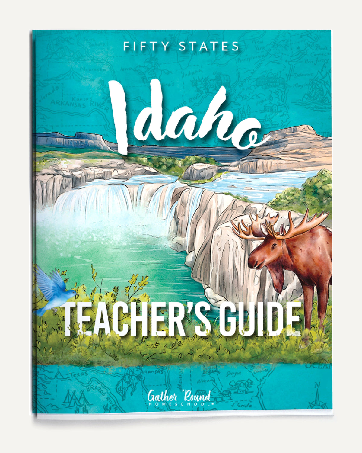 Idaho Fifty States Homeschool Unit Study Printed Teacher's Guide Cover