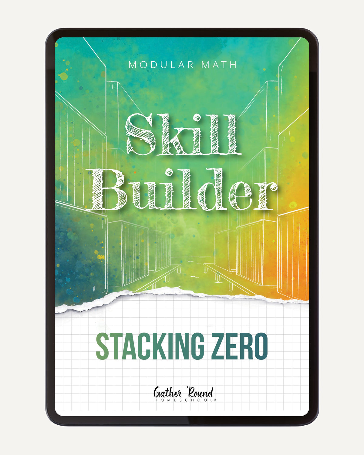 Modular Math: Multiplication Skill Builders homeschool unit study, printed product image