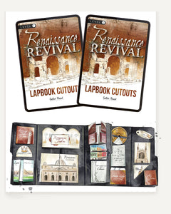 Renaissance and Revival Homeschool Unit Study Digital Bundle Lapbook Instructions Level 1 and Level 2