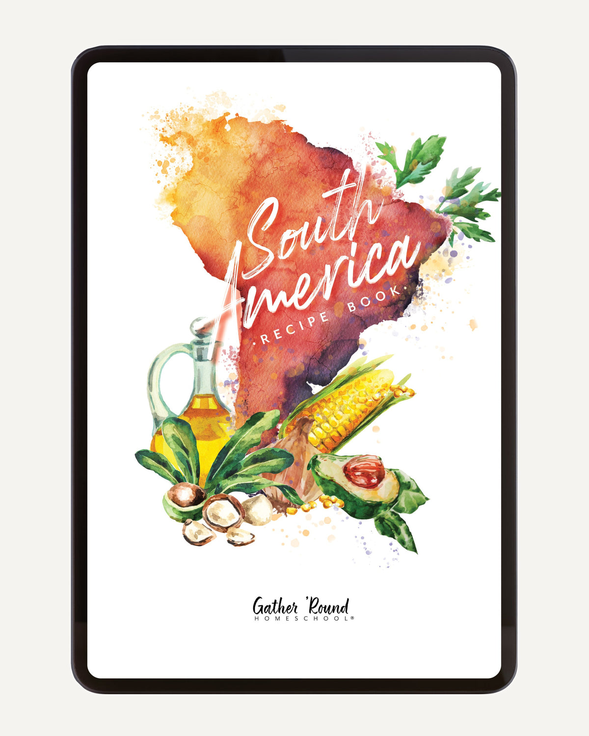 South America homeschool unit study digital student workbook Recipe Book
