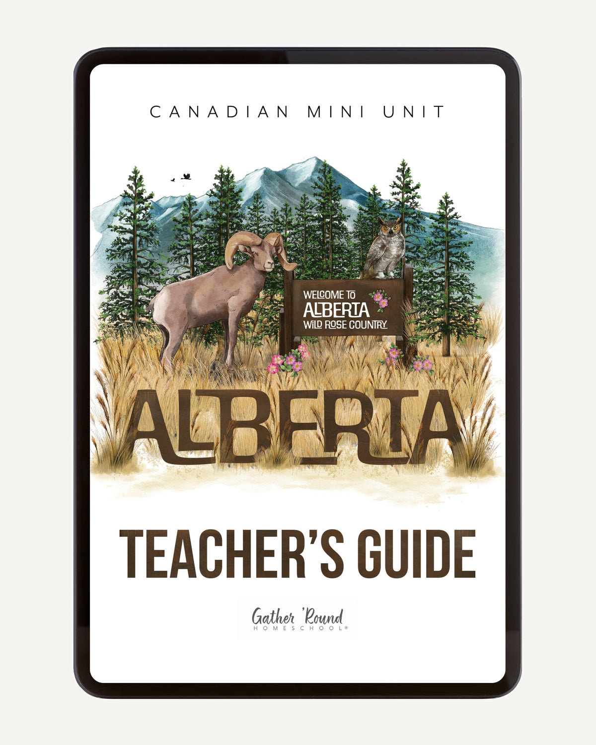 Alberta homeschool unit study digital teacher guide