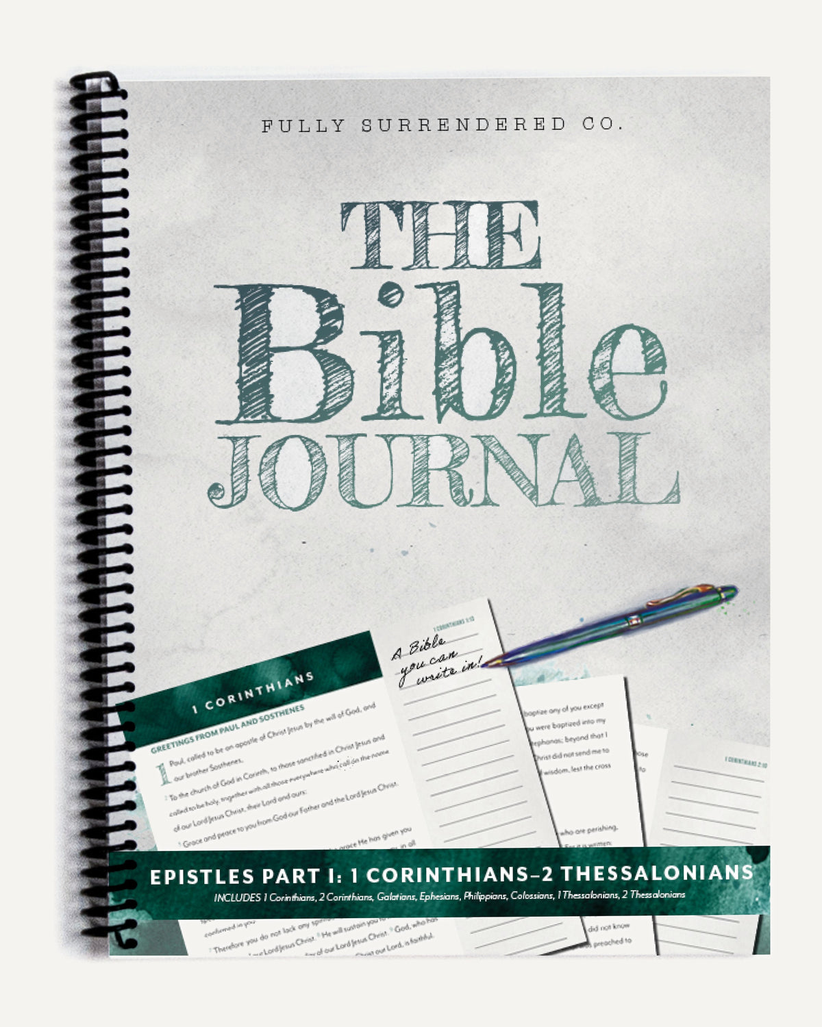 Bible Journal Epistles Part I Print Cover