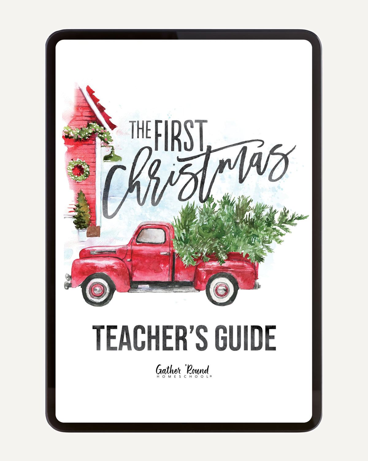 First Christmas homeschool unit study digital Teacher's Guide