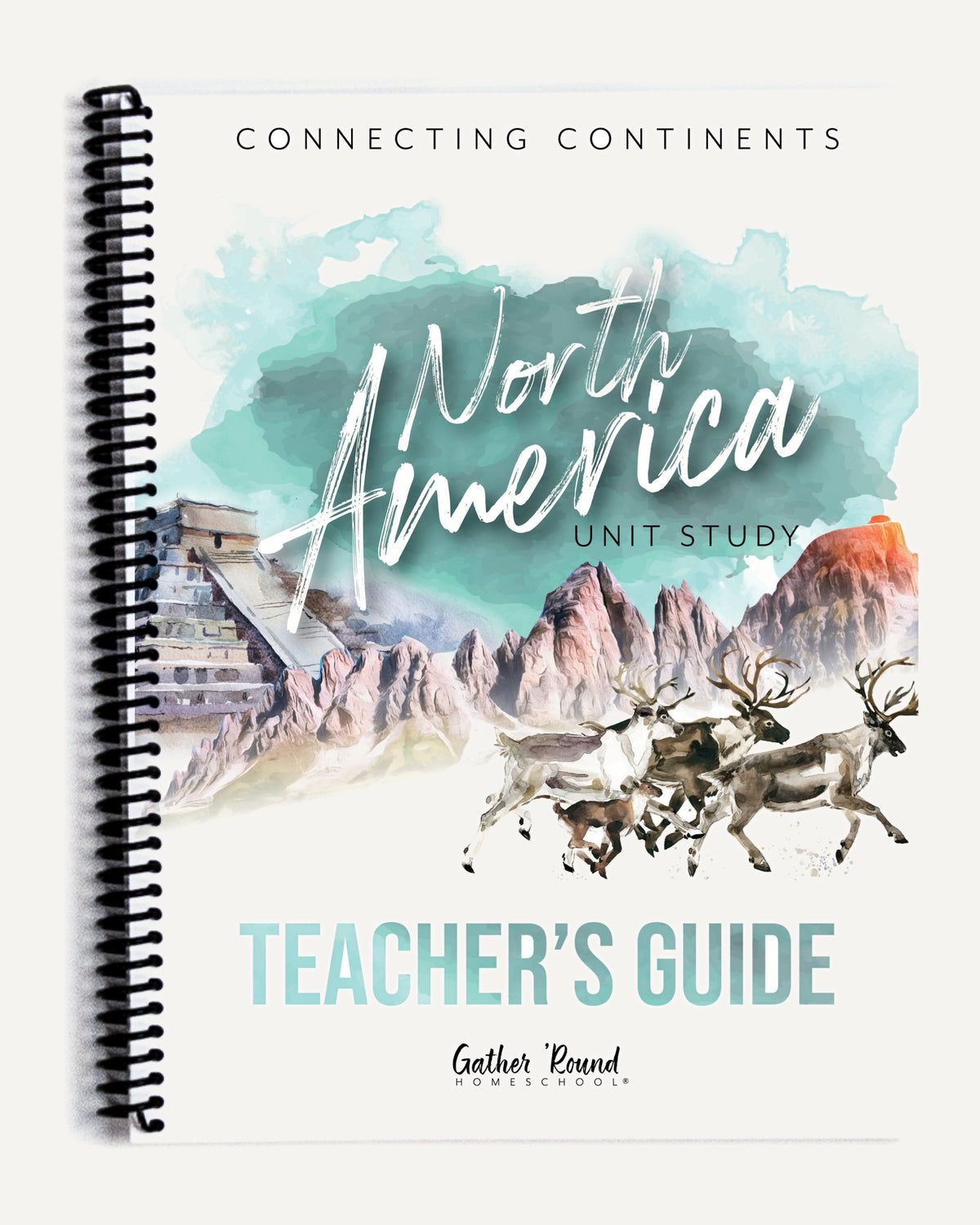 North America homeschool unit study print teacher's guide