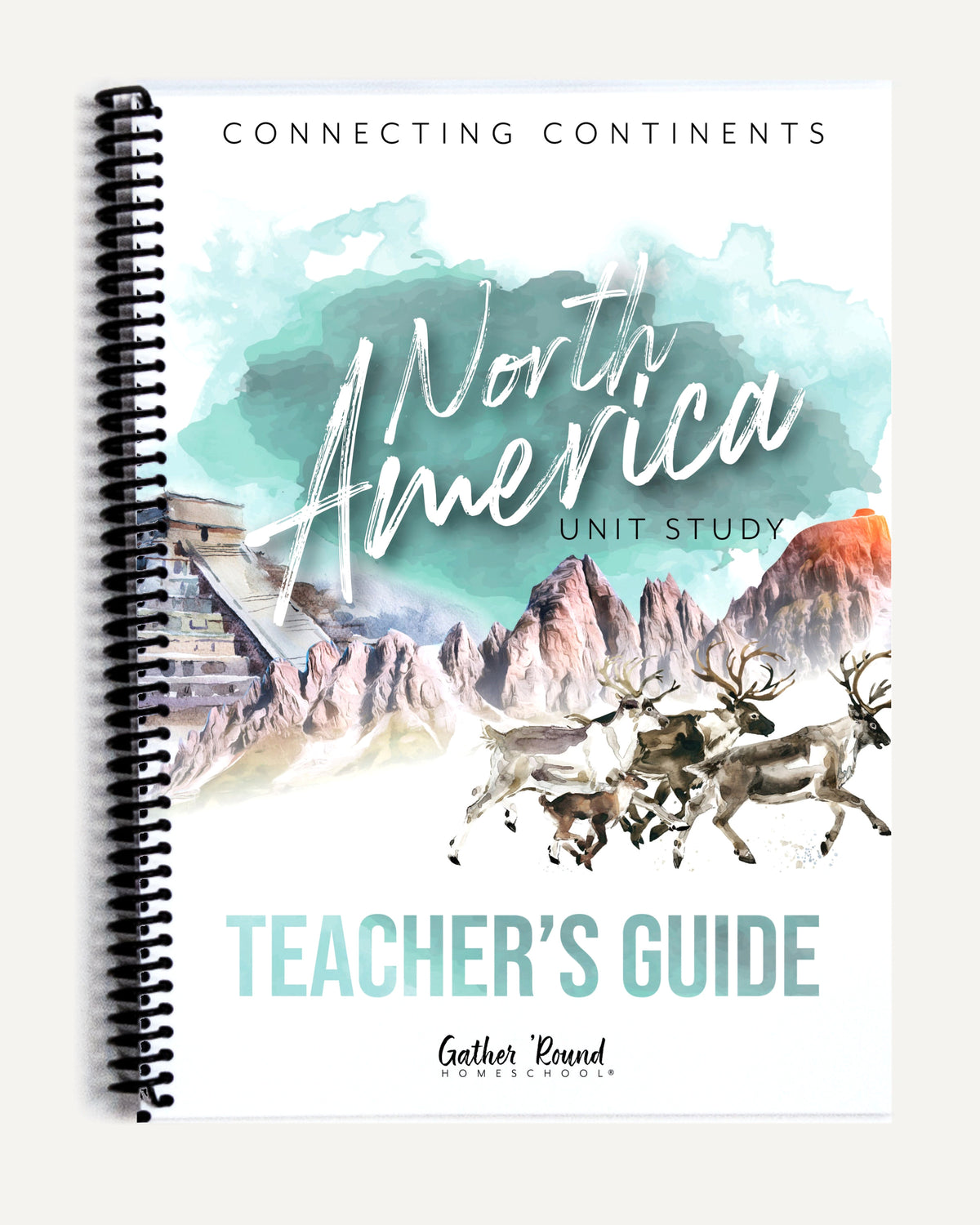 North America homeschool unit study print teacher's guide