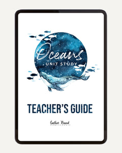 Oceans homeschool unit study digital teacher's guide