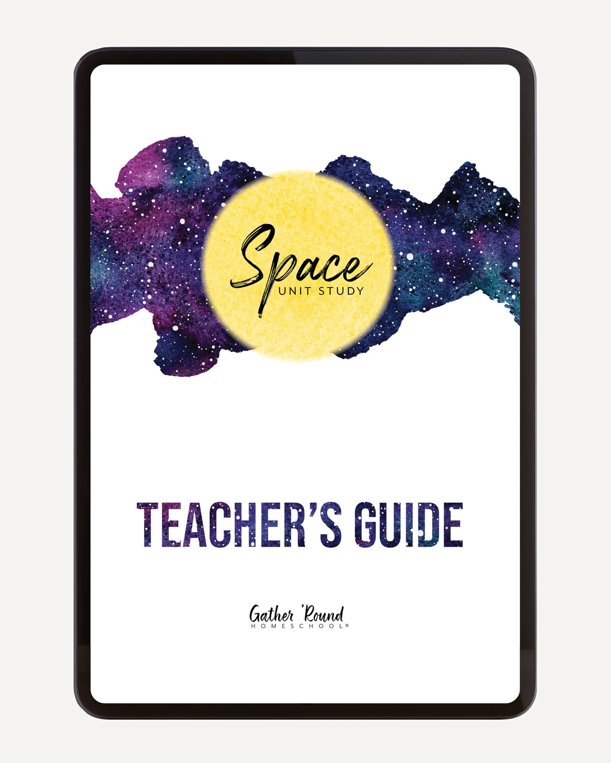 Space homeschool unit study digital Teacher's Guide