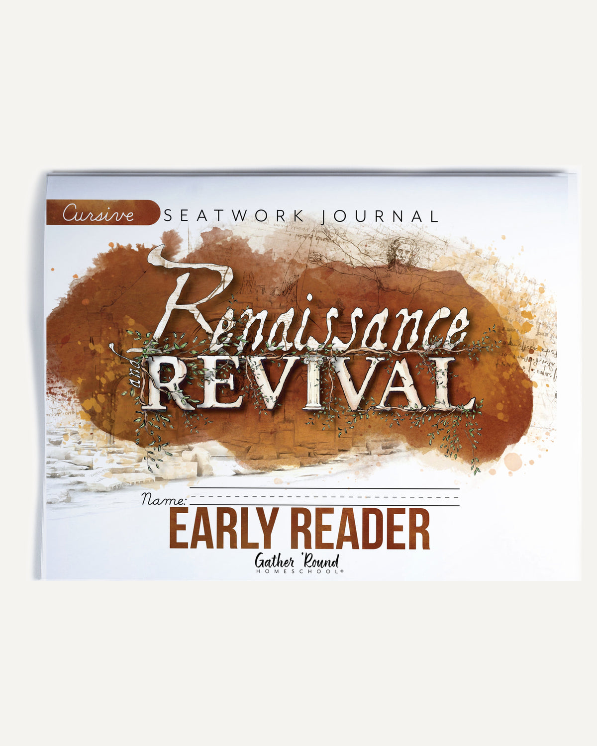 Renaissance and Revival Homeschool Unit Study Printed Seatwork Journal Cursive Early Reader