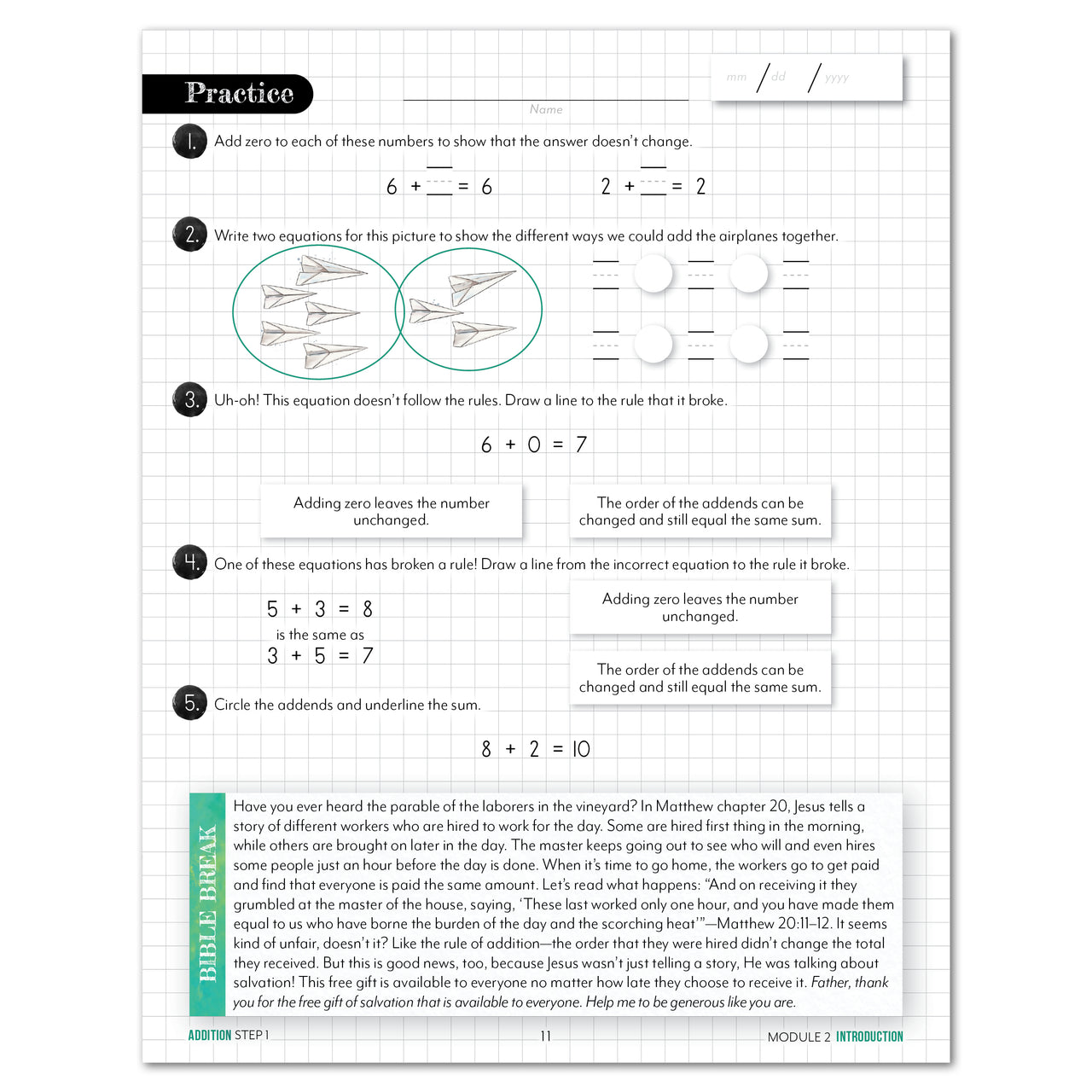 Modular Math: Addition (Printed Books) – Gather 'Round Homeschool USA