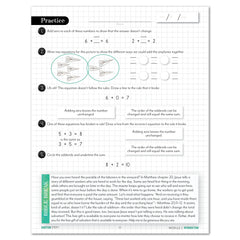 Modular Math Addition Step 1 Printed Practice Page Homeschool Unit