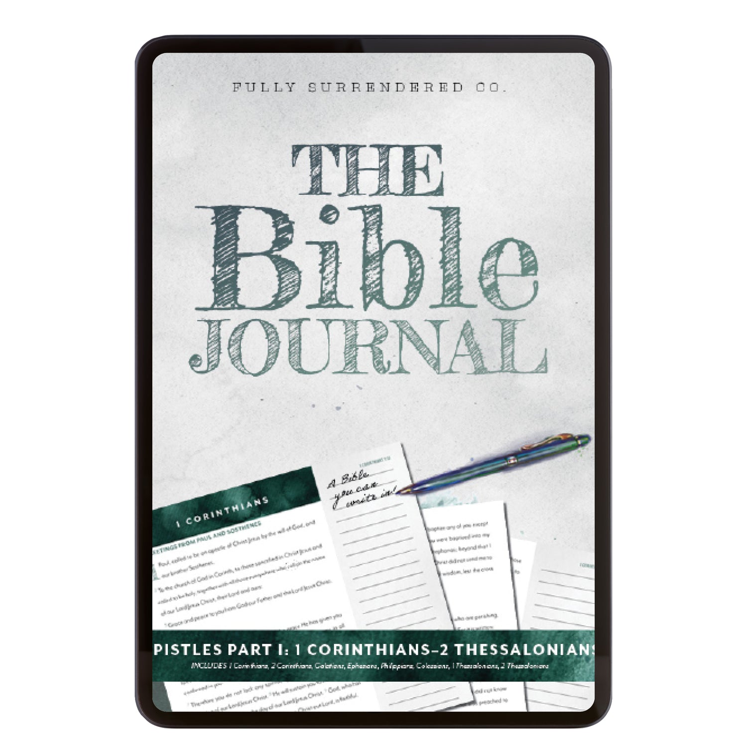 Bible Journal Epistles Part I Digital Cover
