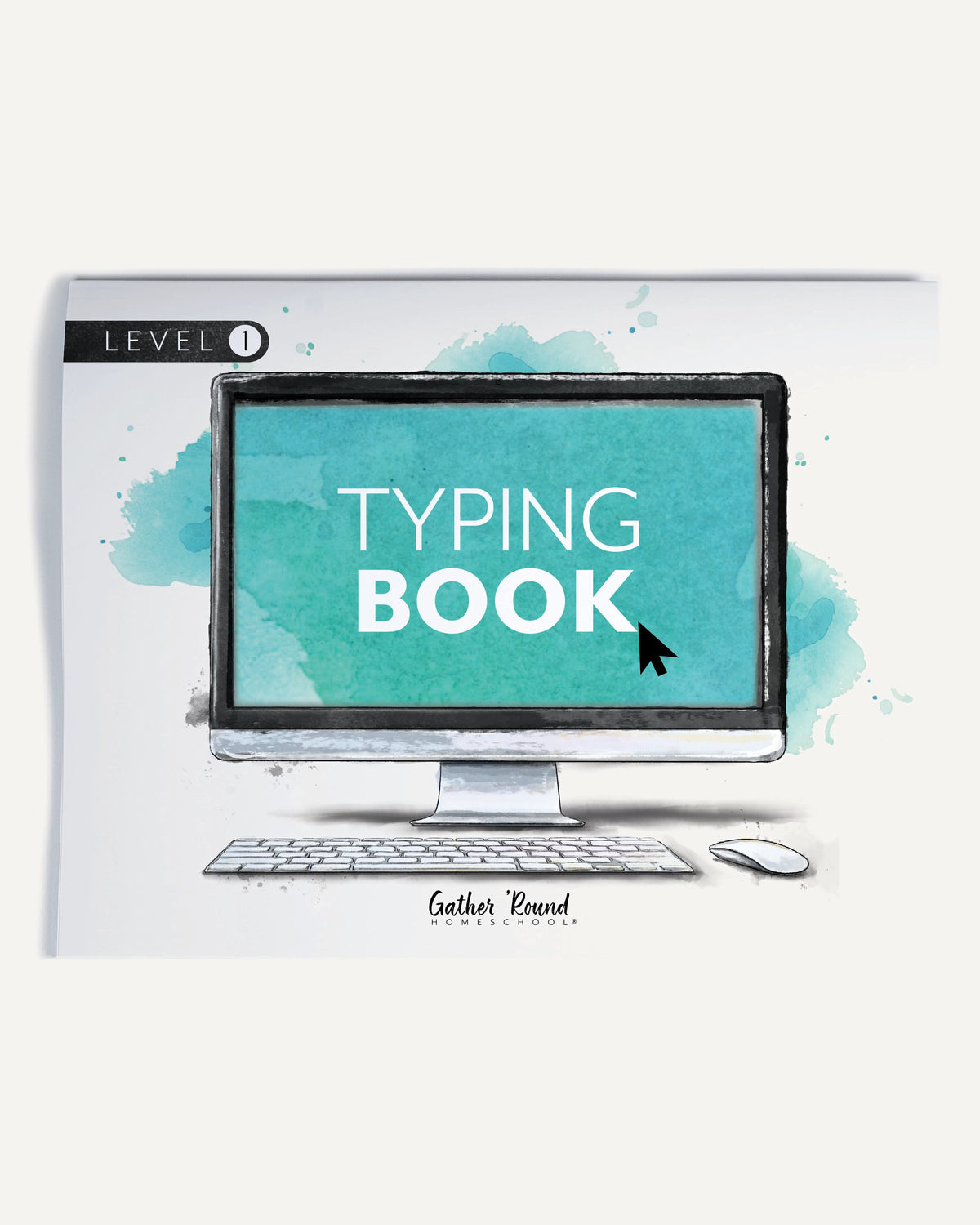 Typing Book Homeschool Unit Study Printed Level 1 Student Book