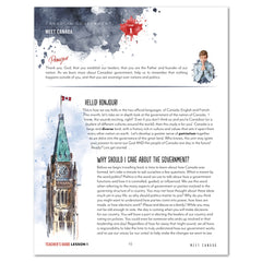 Canadian Government Homeschool Unit Study Printed Teacher's Guide Daily Lesson 1 Part 1