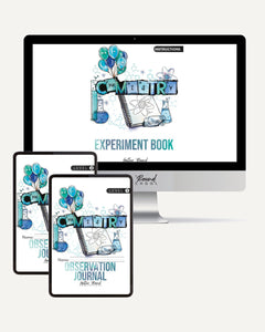 Chemistry Homeschool Unit Study Digital Experiment Book and Observation Journal Level 1 and Level 2
