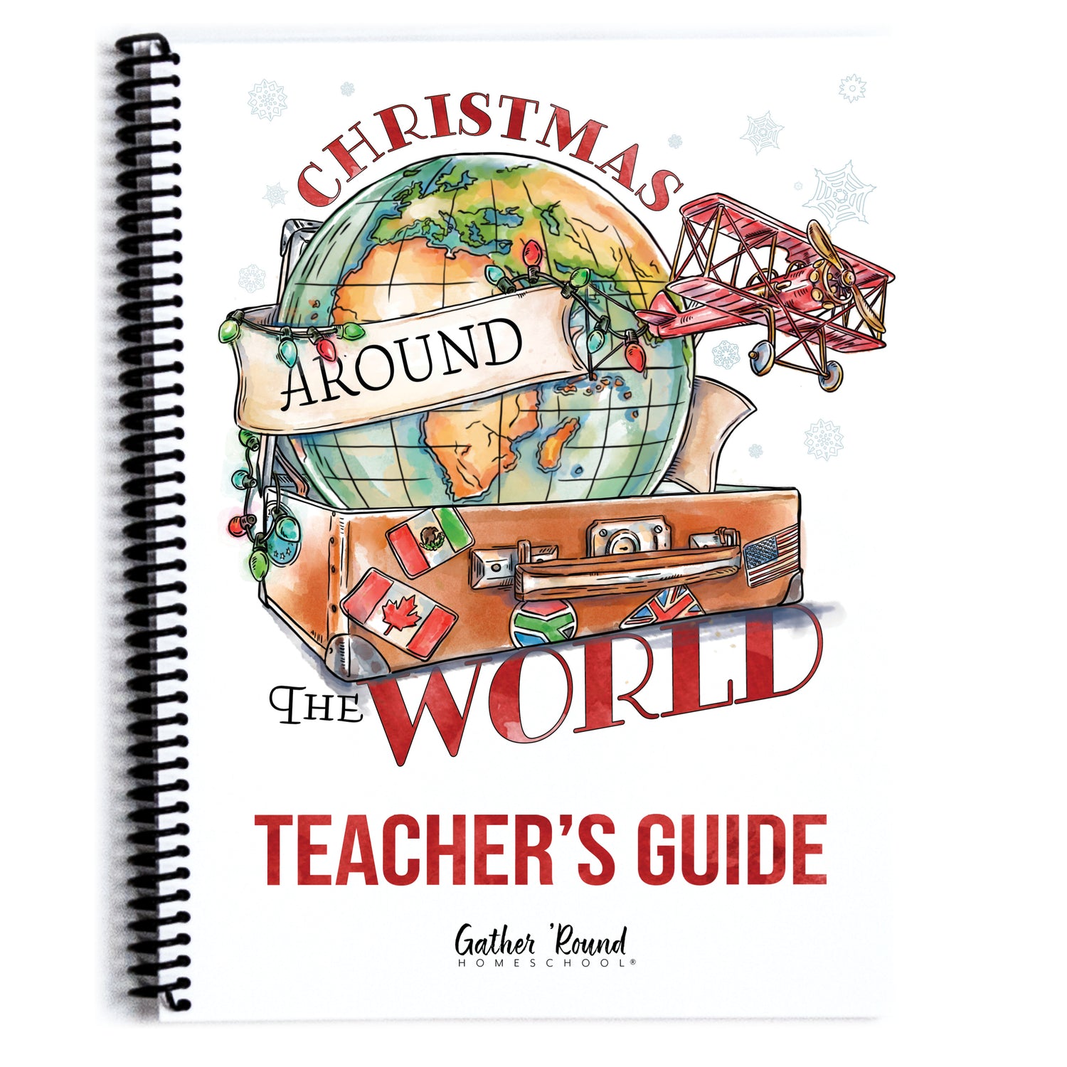 Christmas Around the World Homeschool Unit Study Printed Teacher's Guide 