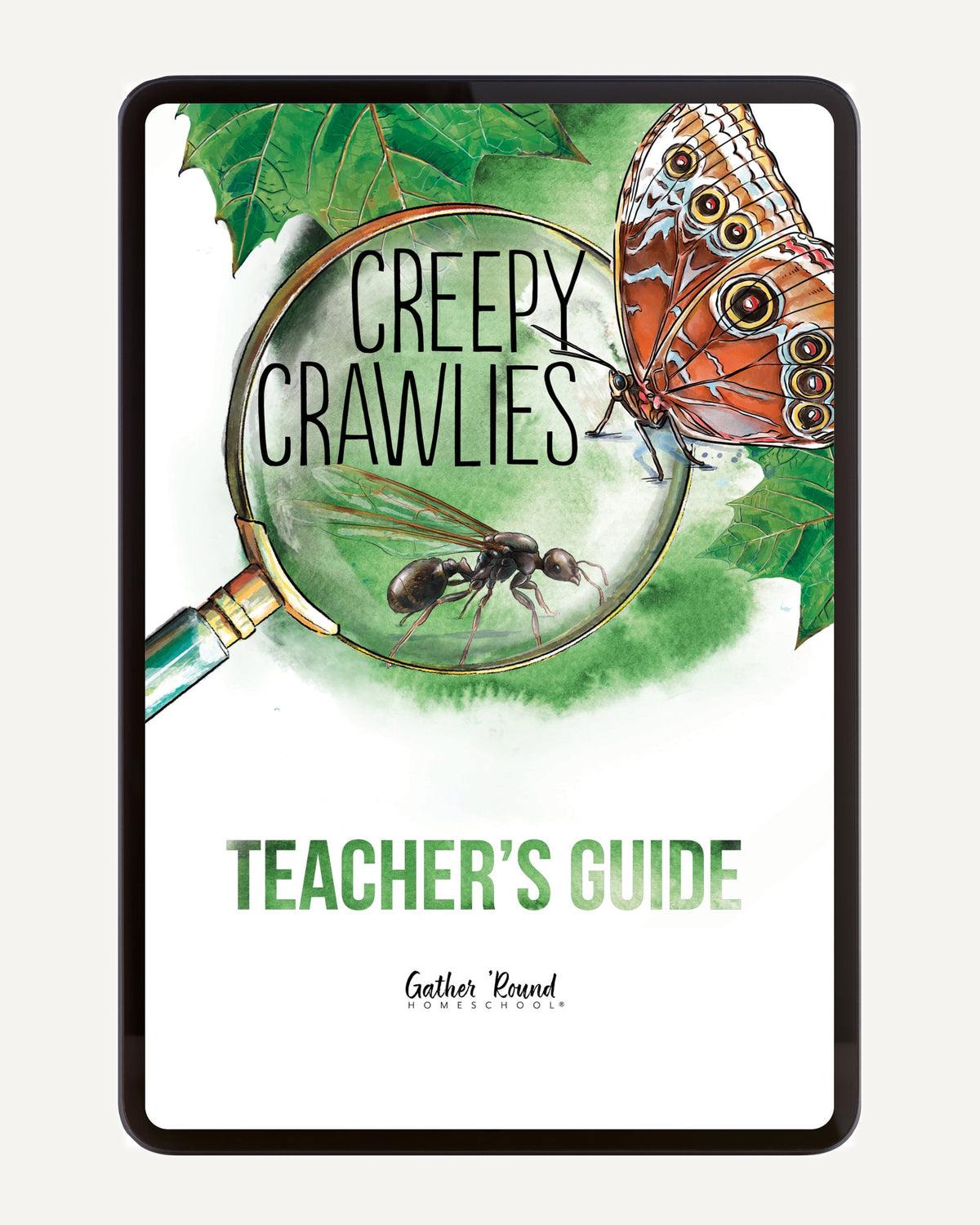 Creepy Crawlies Homeschool Unit Study Digital Teacher's Guide