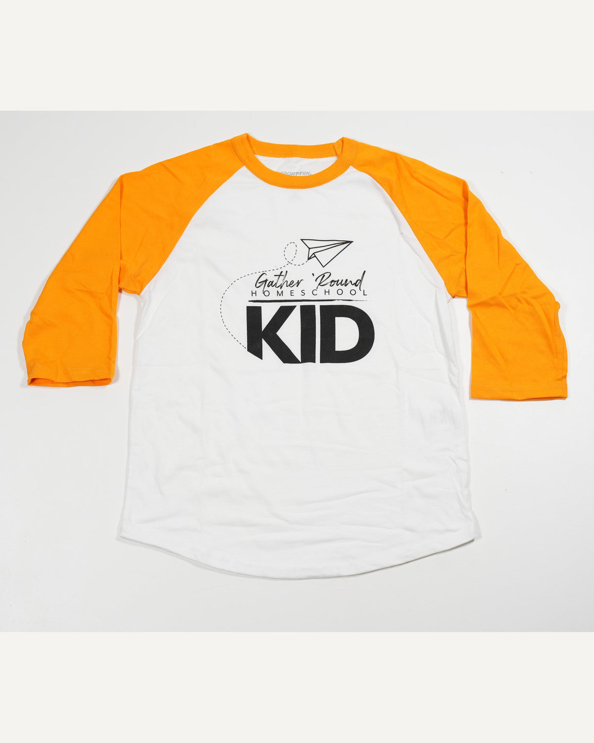 Gather 'Round Homeschool Youth Baseball 3/4 Shirts homeschool unit study, printed product image