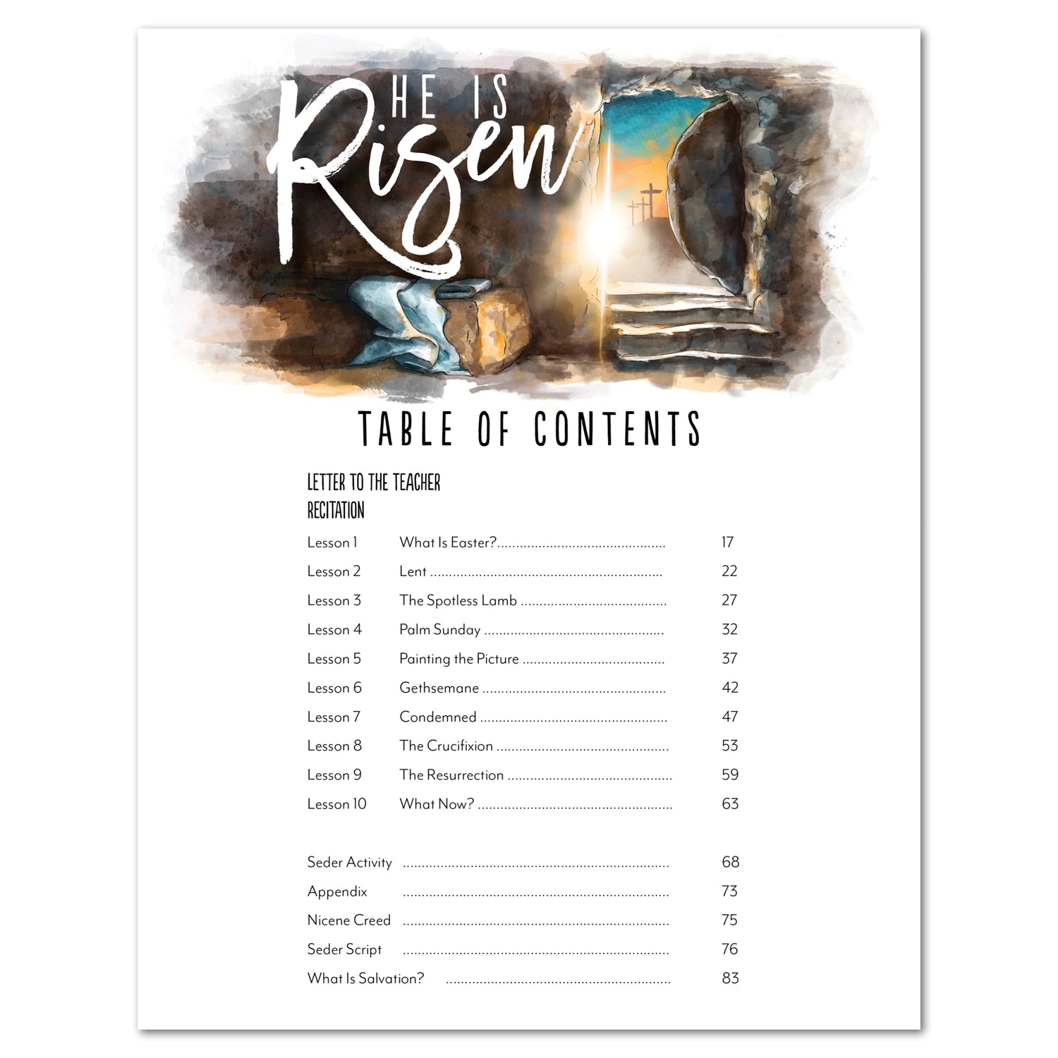 Easter Unit (Printed Books)