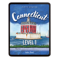 Connecticut Fifty States Homeschool Unit Study Digital Student Book Level 1 Cover