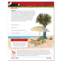Florida Fifty States Homeschool Unit Study Printed Student Book Level 1 Lesson 1 Page