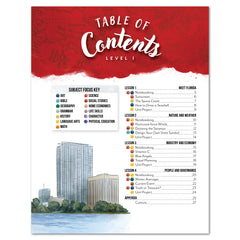 Florida Fifty States Homeschool Unit Study Printed Student Book Level 1 Table of Contents 