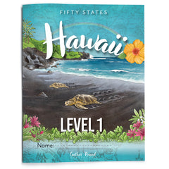 Hawaii Fifty States Homeschool Unit Study Printed Student Book Level 1 Cover