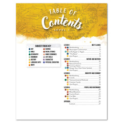 Illinois Fifty States Homeschool Unit Study Printed Level 1 Table Contents