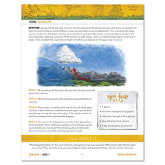 Educational worksheet about weather with a diagram and text on a white background.