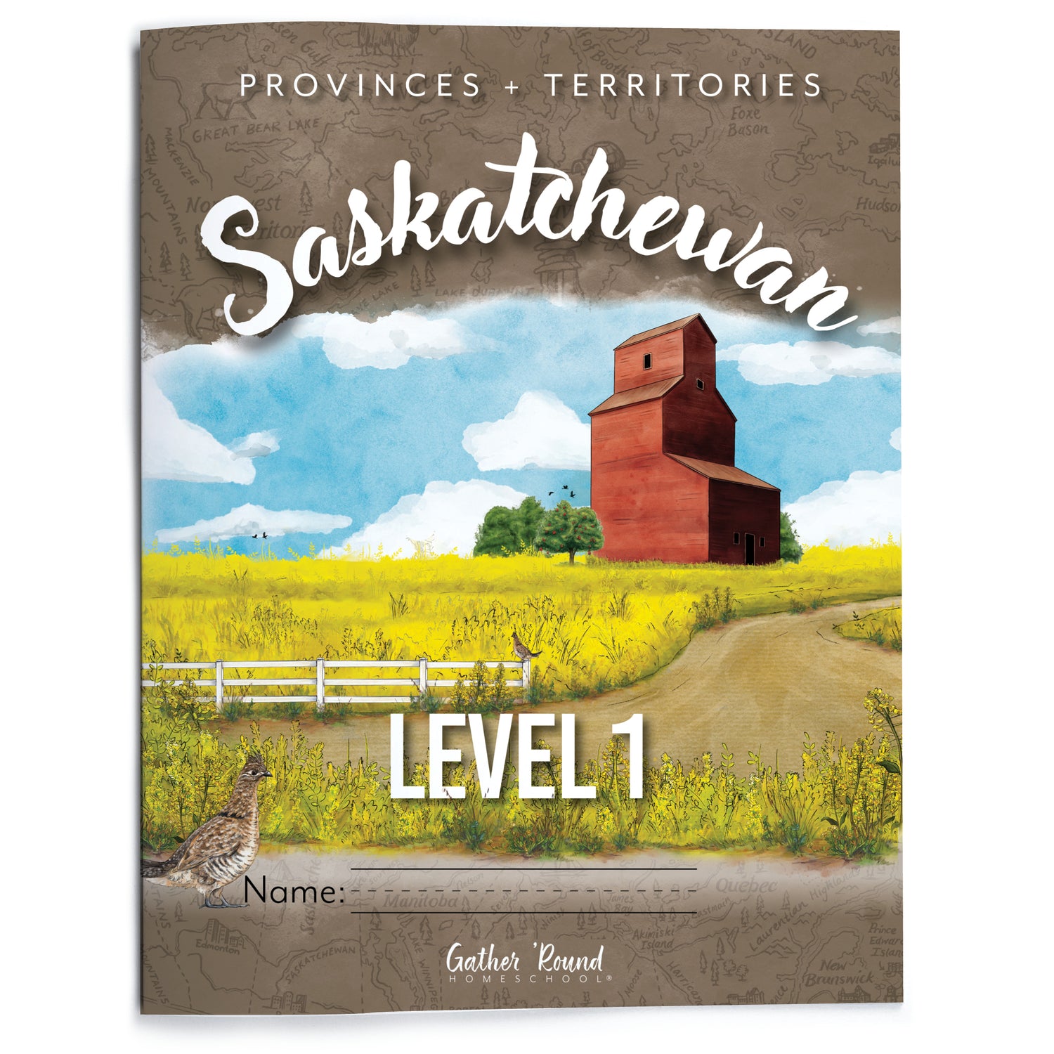 A printed workbook cover titled 