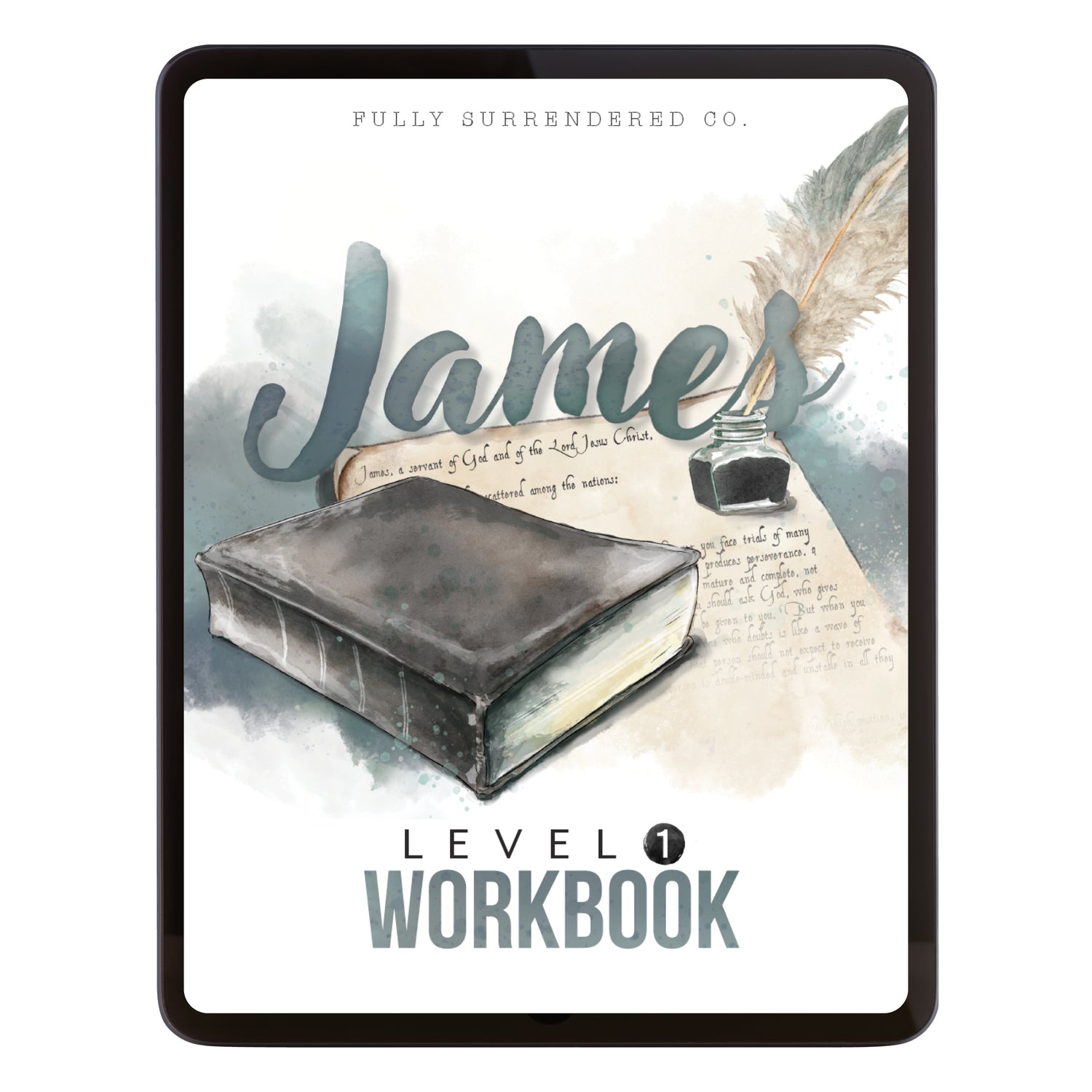 Book of James Homeschool Unit Study Digital Level 1 Student Workbook 