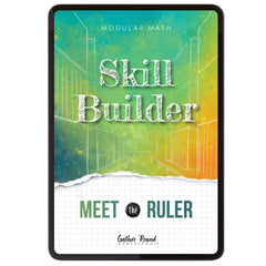Measurement Step 1 modular math homeschool digital skill builder meet the ruler