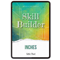 Measurement Step 1 modular math homeschool digital skill builder inches
