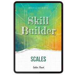 Measurement Step 1 modular math homeschool digital skill builder scales