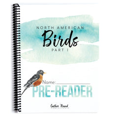 North America Birds part 1 homeschool unit study student workbook pre-reader
