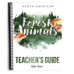 North American Forest Animals homeschool unit study print teacher's guide