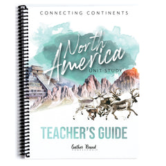 North America homeschool unit study print teacher's guide
