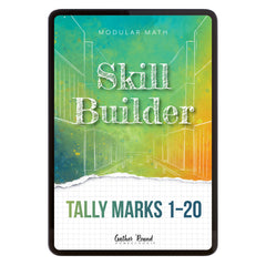 Number Sense Modular Math Step 1 digital skill builder tally marks 1-20