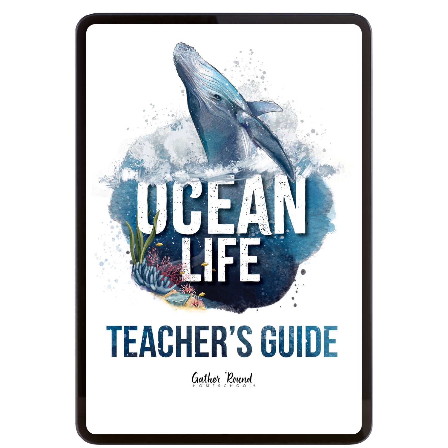 Ocean Life homeschool unit study digital teacher guide