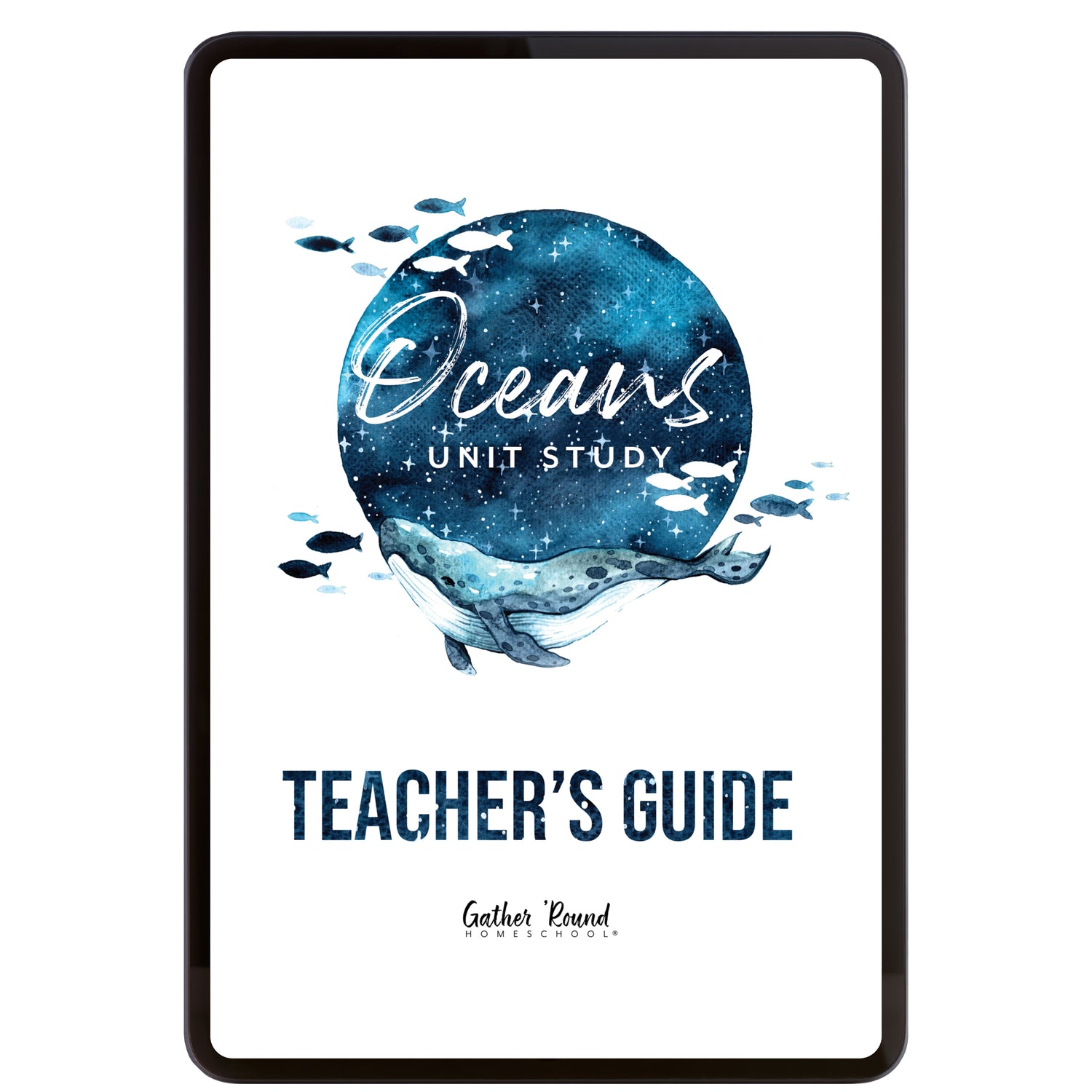 Oceans homeschool unit study digital teacher's guide 