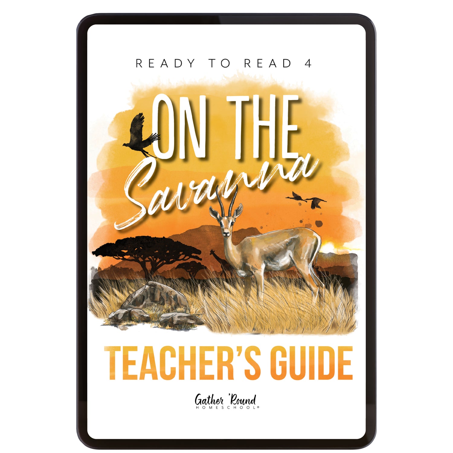 Ready to Read 4 On The Savannah Homeschool Unit Study Digital Teacher's Guide