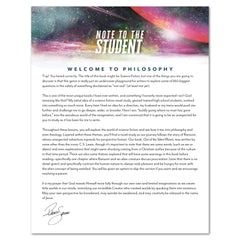 Science Fiction homeschool mini unit novel study printed letter to the student