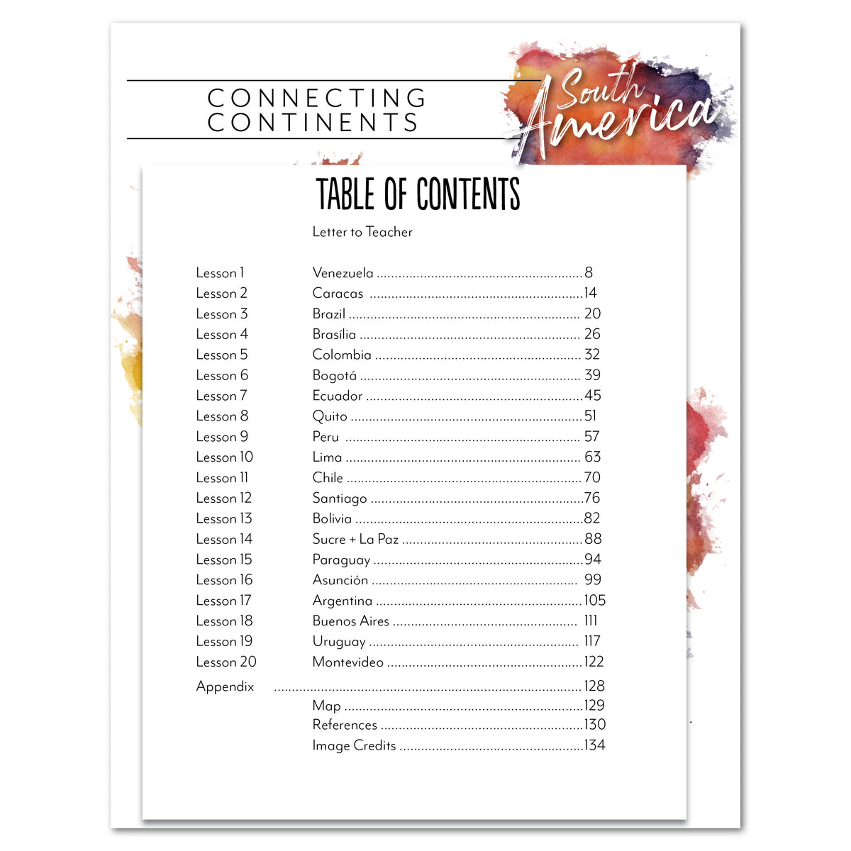 South America Unit (Digital Bundles) – Gather 'Round Homeschool USA