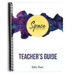 Space homeschool unit study print student workbook Teacher's Guide 