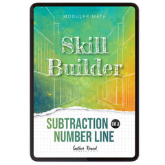 Subtraction Modular Math Step 1 digital skill builder subtraction on a number line