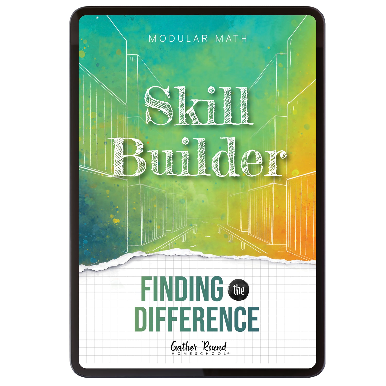 Subtraction Modular Math Step 1 digital skill builder finding the difference