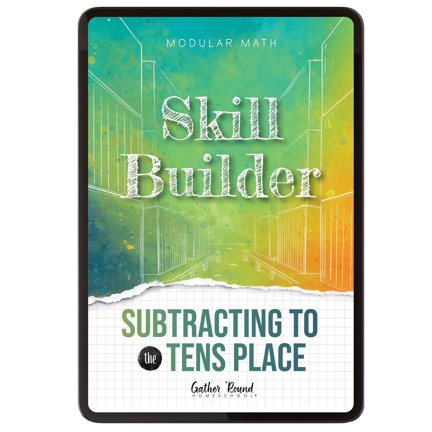 Subtraction Modular Math Step 1 digital skill builder subtracting to the tens place